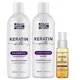 KERATIN SILK Intense Damage Repair Shampoo, Conditioner en Elixer